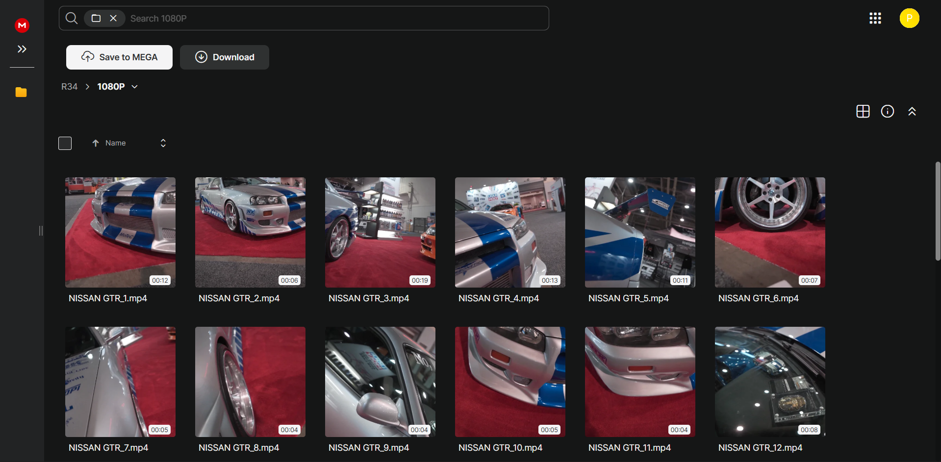 Nissan Skyline GT-R R34 Clip Preview